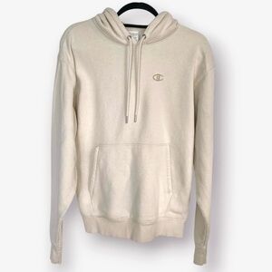 Champion Cream Hoodie Unisex Size S
